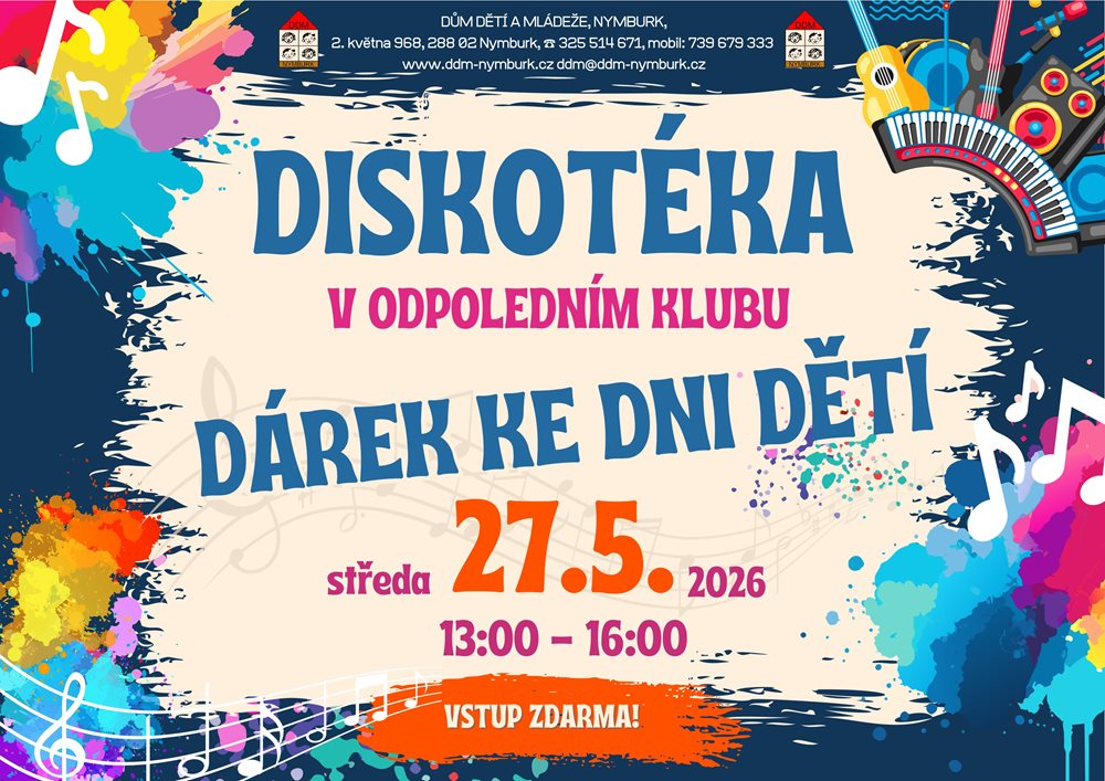 Plakát Diskotéka 28. 1. 2026